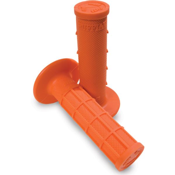 ODI Ruffian Half-Waffle Grips Orange For Motocross Enduro Motorcycles